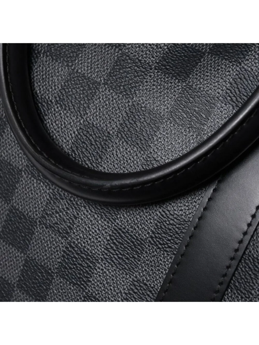 Louis Vuitton Keepall Bandouliere 55 Boston Bag Damier Graphite Black
